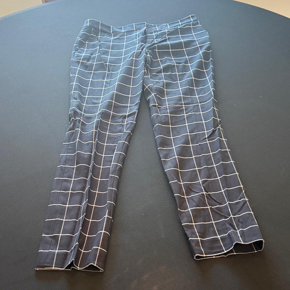 Vince Camuto Men's Black Grid Pants